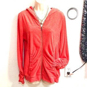 NWOT • Coral/orange hoodie